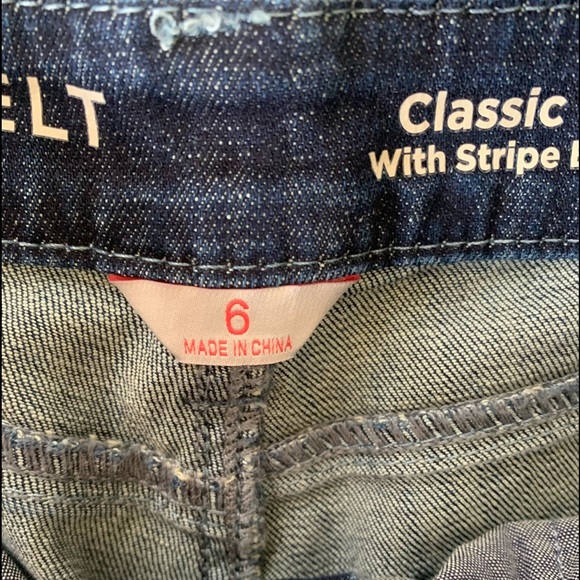 Laurie Felt Embellished Stripe Girlfriend Sz 6 - Picture 12 of 15